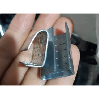 1kg Bọ sắt đóng đai, kẹp gai cào nhám cho dây đai, dây pet, dây nhựa