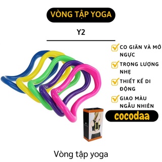 Vòng Tập Yoga - Dụng Cụ Hỗ Trợ Tập Yoga Myring Pilates, Massage, Giãn Lưng, Vai 8298 [FREESHIP]