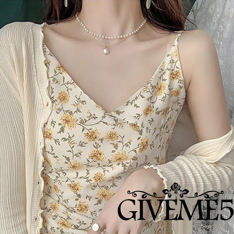Vòng cổ hợp kim 2 lớp đính ngọc trai giả thời trang cho nữ