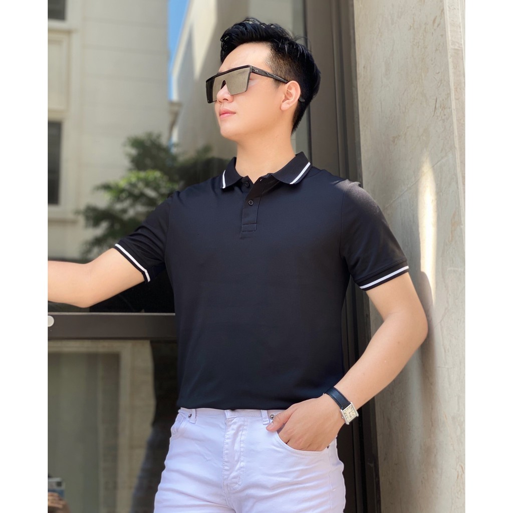 [Hàng cao cấp] Áo polo - Áo polo nam đẹp - Chất liệu cotton mềm mịn, dầy dặn, hoạt động thoải mái, thấm hút mồ hôi tốt | BigBuy360 - bigbuy360.vn