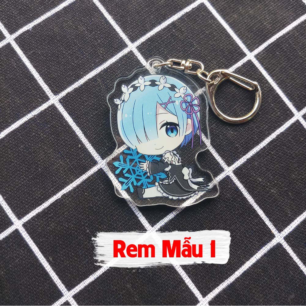 Móc Khóa Anime Re:Zero (Ôm Đồ)