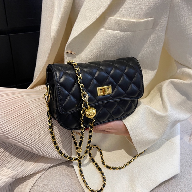 Túi vuông IELGY nhỏ hình thoi đơn giản linh hoạt dành cho nữ