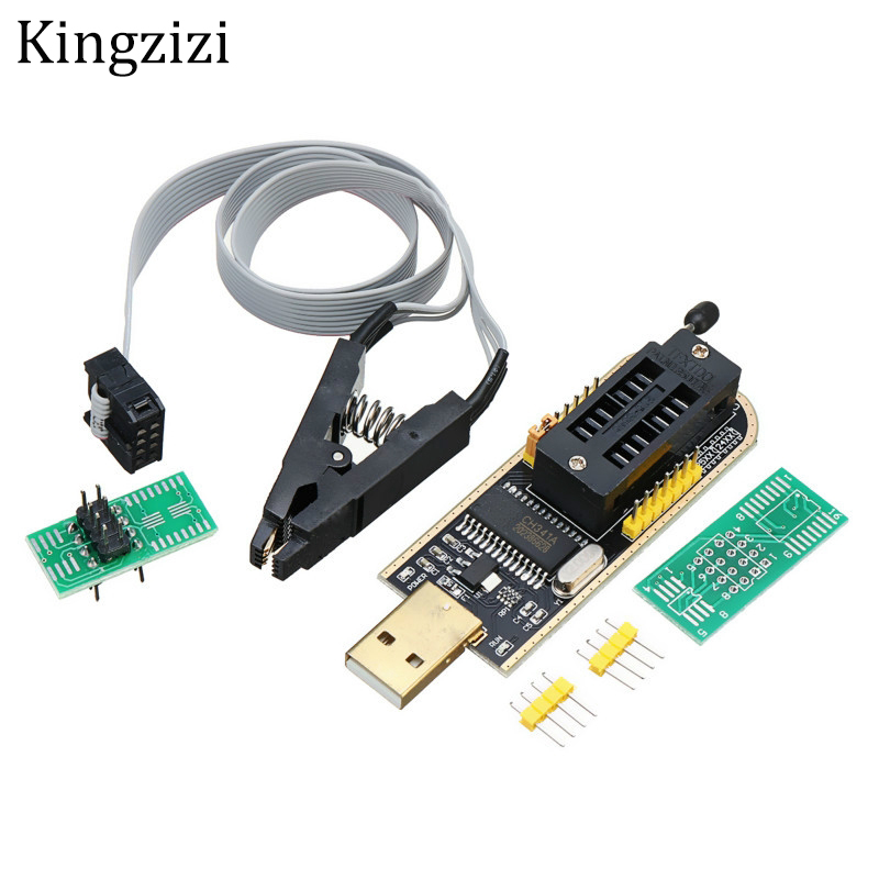 Mô đun CH341A 24 25 Series EEPROM Flash BIOS USB + kẹp SOIC8 SOP8 cho EEPROM 93CXX / 25CXX / 24CXX