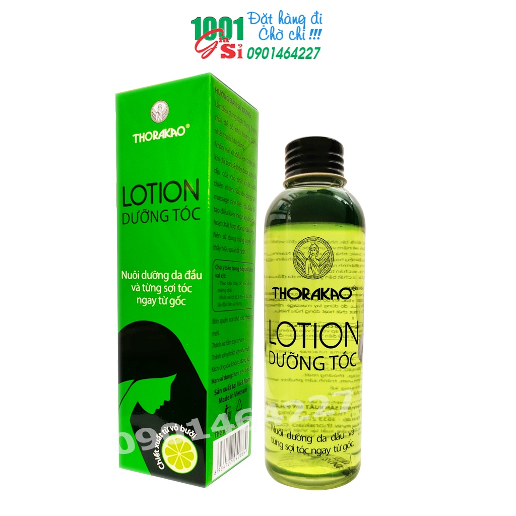 Lotion Thorakao 150ml dưỡng tóc ngay từ gốc, giảm rụng tóc, kích mọc tóc