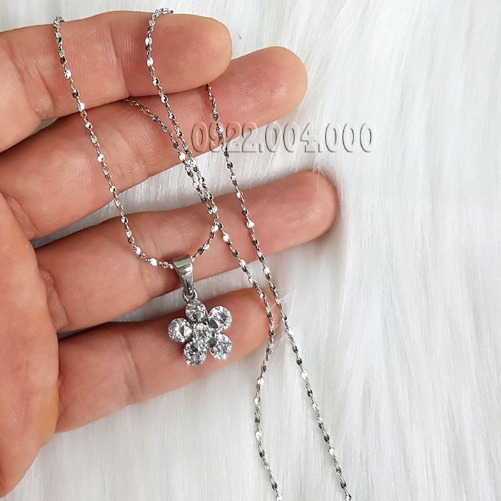 Dây chuyền nữ mặt đính đá MZ1650