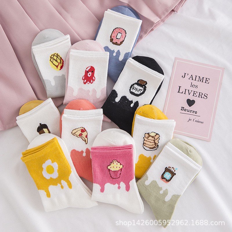 Tất vớ nam nữ hoạ tiết đồ an Unisex phong cách trẻ trung