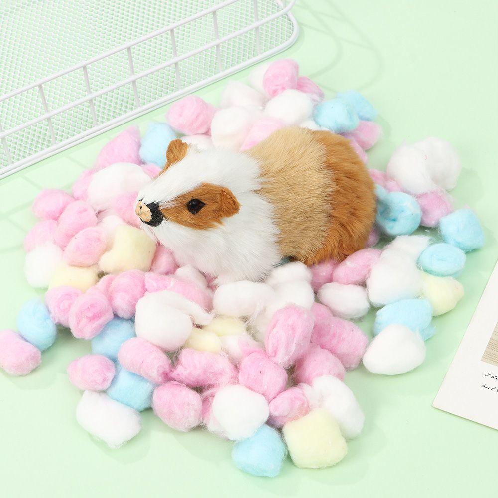 Set 1 / 100 Túi Cotton Nhỏ Xinh Nhiều Màu Dễ Thương Cho Lồng Nuôi Chuột Hamster