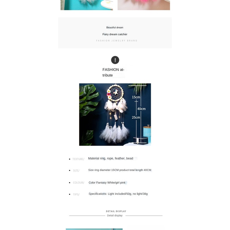 Dream Catcher Hình Kỳ Lân Xinh Xắn Sáng Tạo