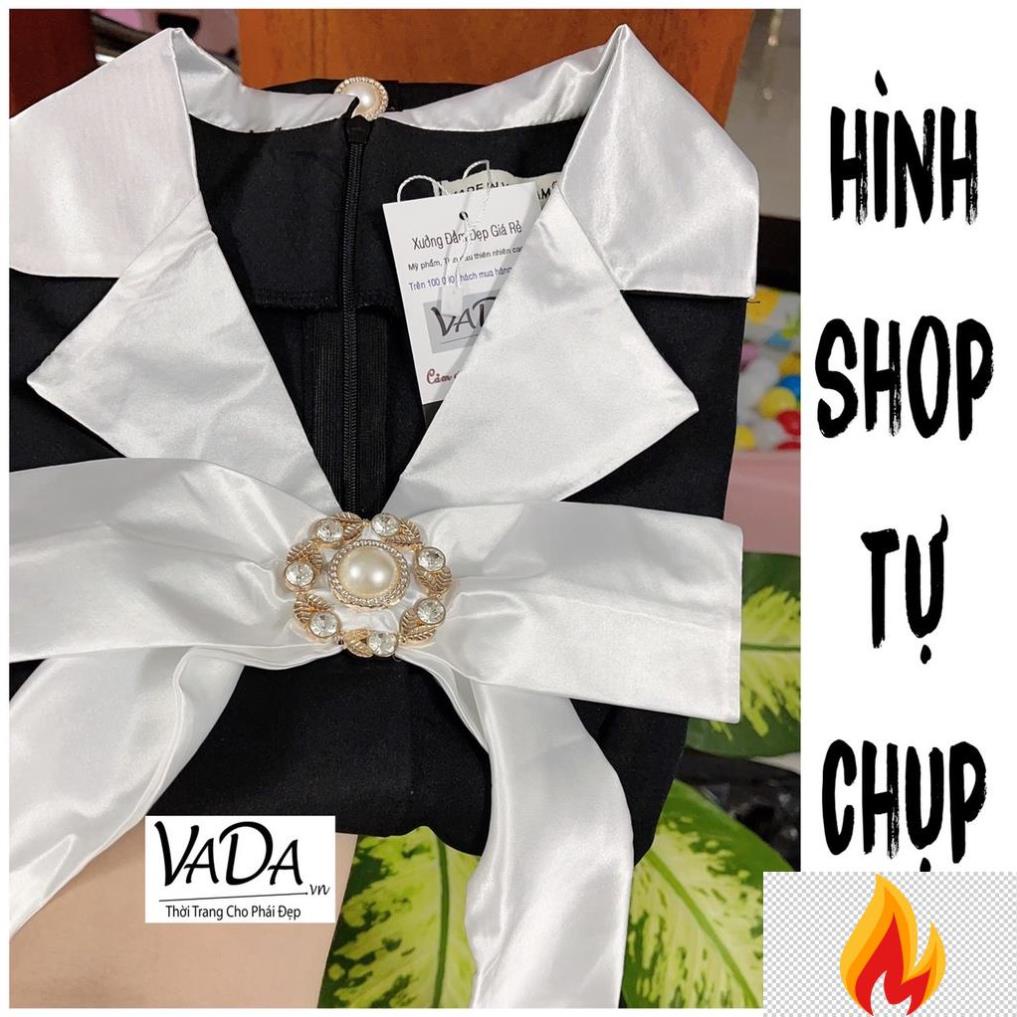 Đầm nữ dự tiệc cưới váy công sở hàng thiết kế dáng A cao cấp - Thời Trang VADA (Đ21) hfZ1
