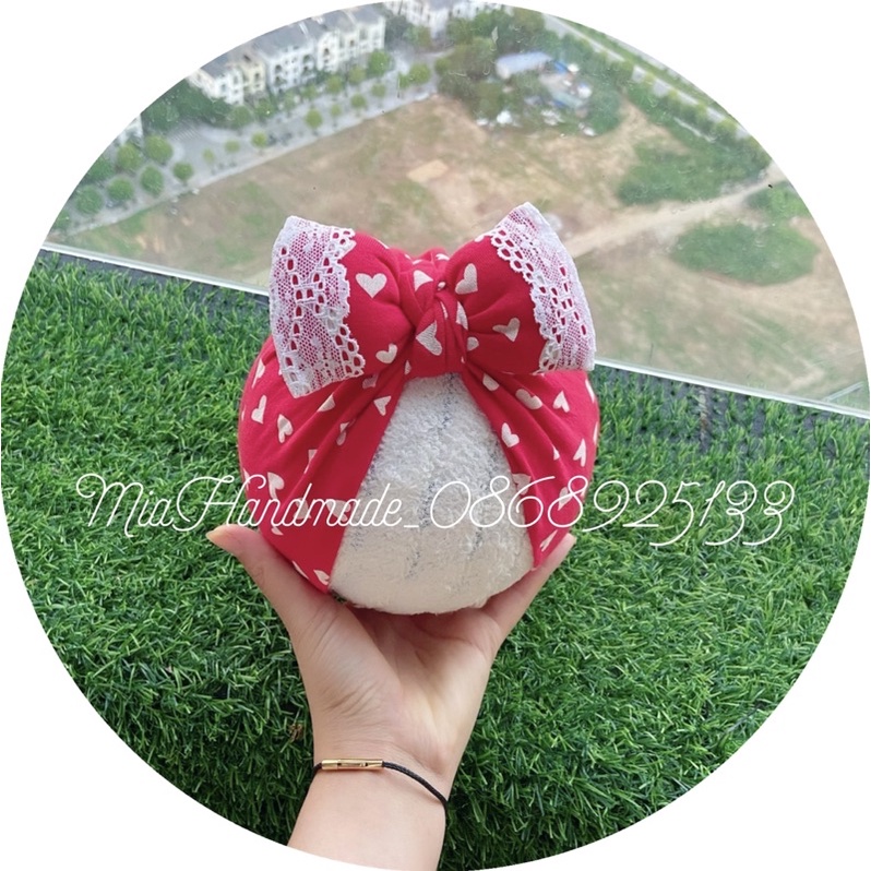TURBAN CHO BÉ RẺ ĐẸP CHẤT COTTON MỀM MỊN CHO BÉ 0-20M
