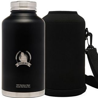 Bình giữ nhiệt inox cao cấp BOTTLE BUD (USA) 64oz - 1900ml, lưỡng tính, có túi vải.
