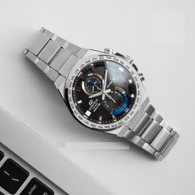 Đồng Hồ Nam Casio Edifice EFR-542DB-1AVUDF Dây Kim Loại - Nền Mặt Đen Nam Tính