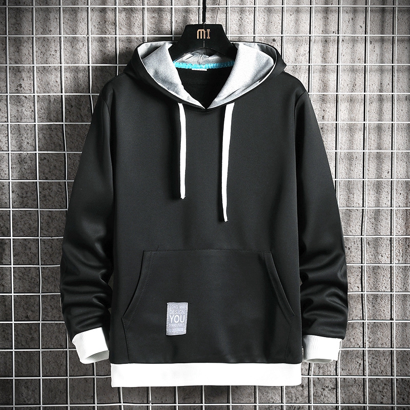 Hoodie Men Sweater Blacktipe Hoodie Reglan Plain Sweater Hoodie Jumper W1801
