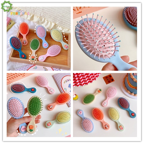 [Hàng mới về] Lược mát xa da đầu thiết kế thời trang dễ thương cỡ 13.8*5.6cm