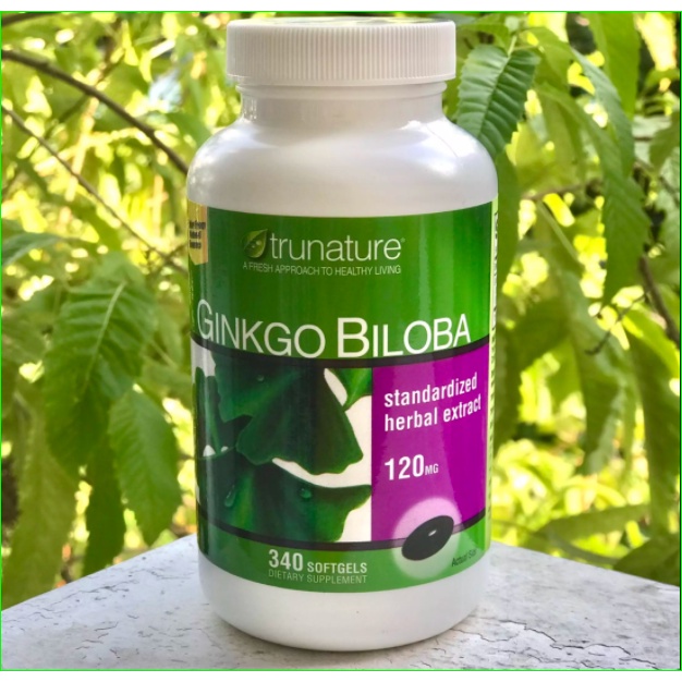 Viên Uống Bổ Não Trunature Ginkgo Biloba 340V - Mỹ