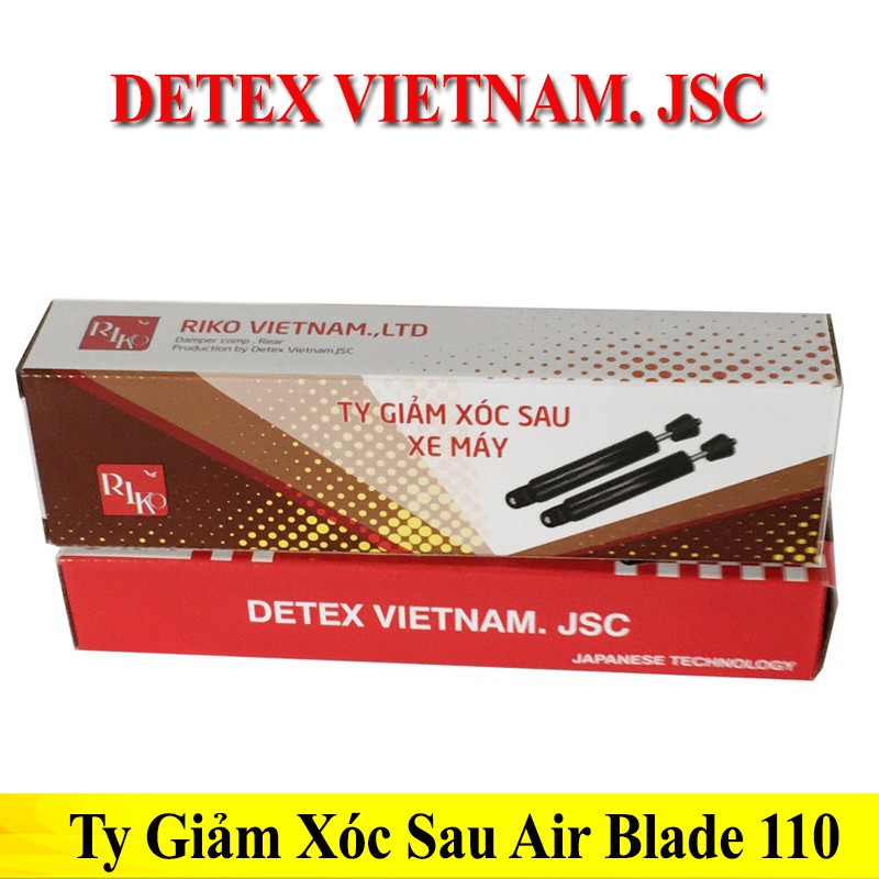 Ty giảm xóc sau AirBlade 110 thương hiệu Detex