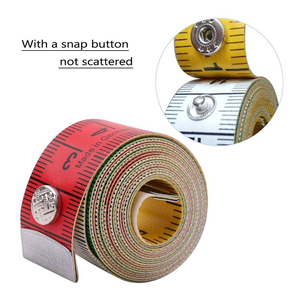 Thước Dây Mềm Chất Lượng Cao Của Đức 150cm / 60in Với Thước Đo Dùng Trong May Vá