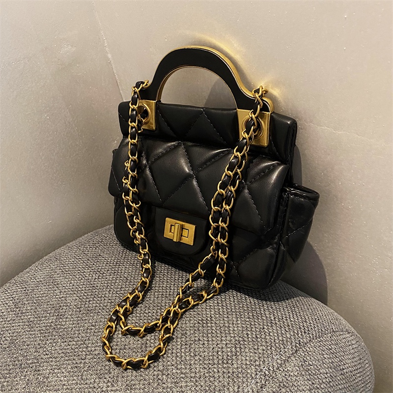 Túi da đeo chéo hình vuông phong cách Hàn Quốc thanh lịch dành cho nữ