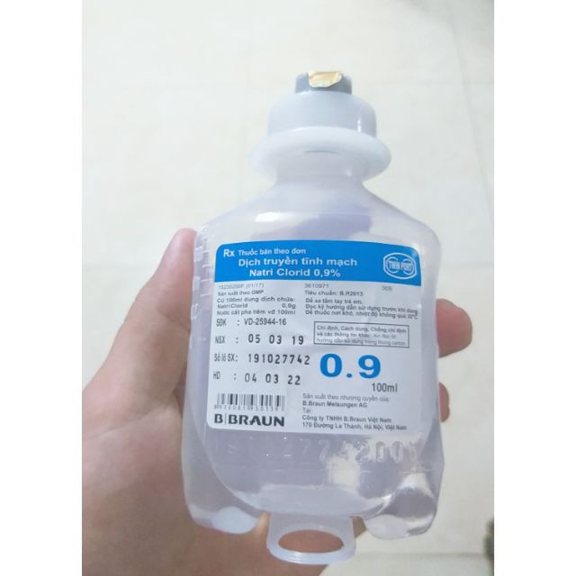 Muối Natri Clorid 0.9 100ml (nước biển)