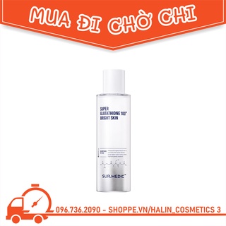 Toner Trắng Da 💖FREESHIP💖 Toner Trắng Da Sur.Medic Super Glutathione 100 Bright Skin HALINCO646AS Cao Cấp
