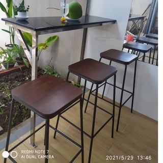Combo 2 Ghế quầy bar cho quán cafe nhà hàng khách sạn kiểu Âu Mỹ Ghế bàn đảo bếp ăn, quầy thu ngân