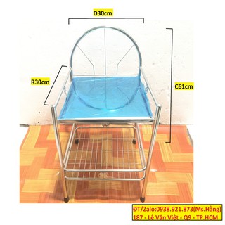Kệ để thoại-kệ nồi cơm 2 tầng inox cao cấp - kđt0230i -