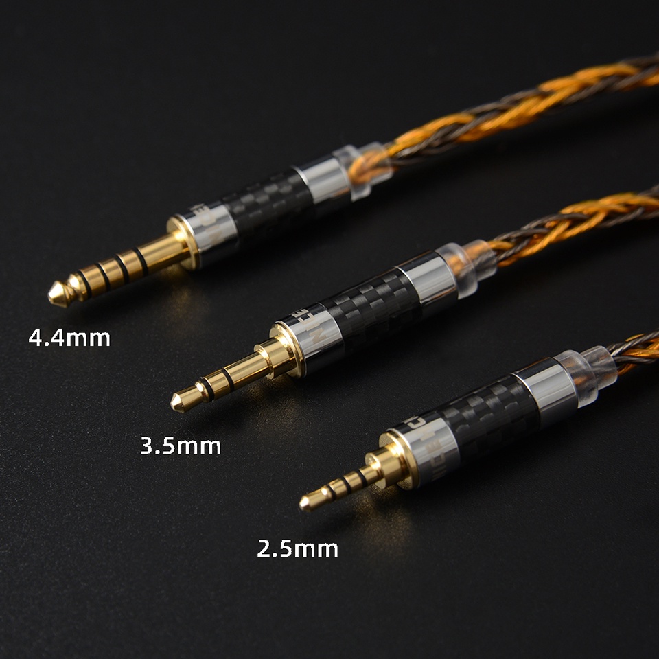 NICEHCK C8-1 8 Core Silver Plated 2.5/3.5/4.4mm Balanced Cable To 0.75 0.78 2pin/mmcx Connector Hifi Upgrade Cable For DB3 TFZ