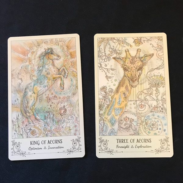 Bộ Bài Spiritsong Tarot Size Chuẩn Gốc Tặng Kèm Đá Thanh Tẩy và Hướng Dẫn