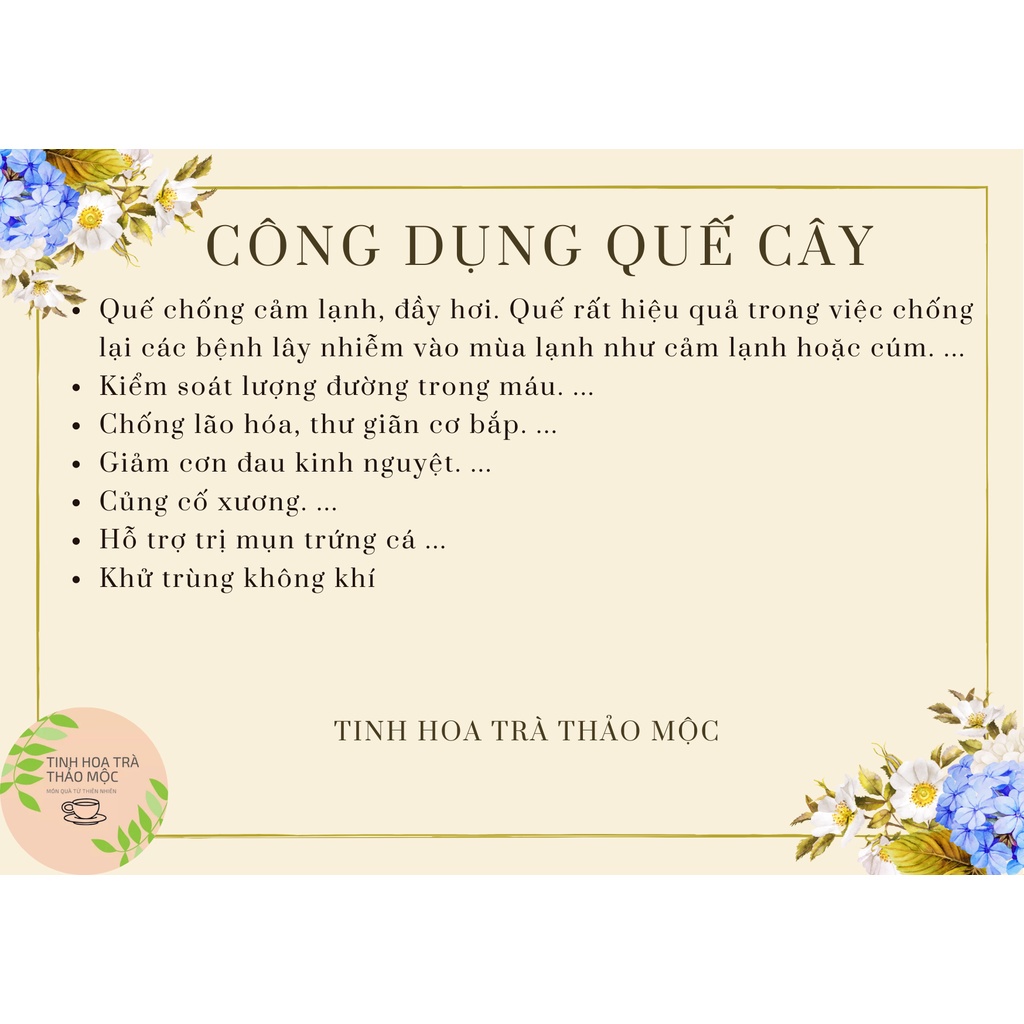 ( ảnh thật ) quế thanh trang trí pha trà thơm phòng xuất khẩu 100 gram
