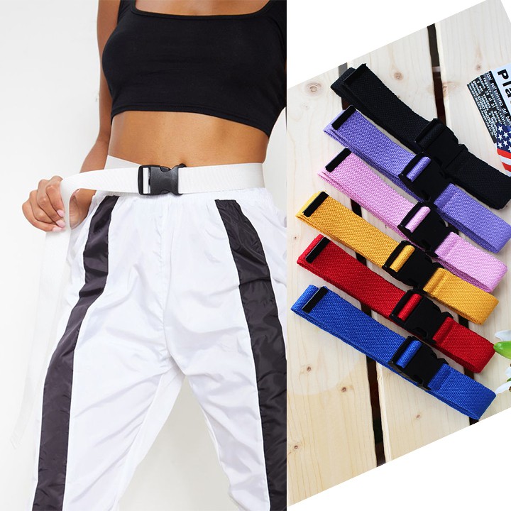 Thắt lưng vải canvas dài thời trang - Hàng sẵn có