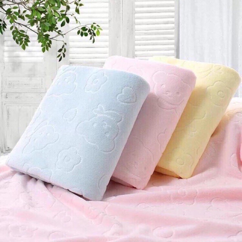 [BÁN LẺ GIÁ SỈ] Khăn tắm xuất Nhật🍓FREESHIP🍓 Khăn tắm xuất Nhật siêu mềm mịn 70cm x140cm