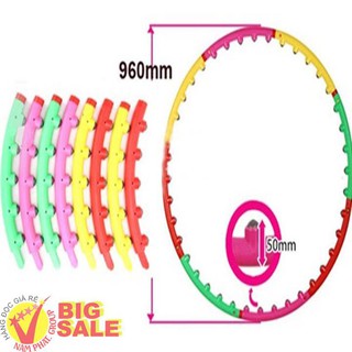 Vòng Lắc Eo Vòng Lắc Giảm Eo Massage Hoop - vong lac eo