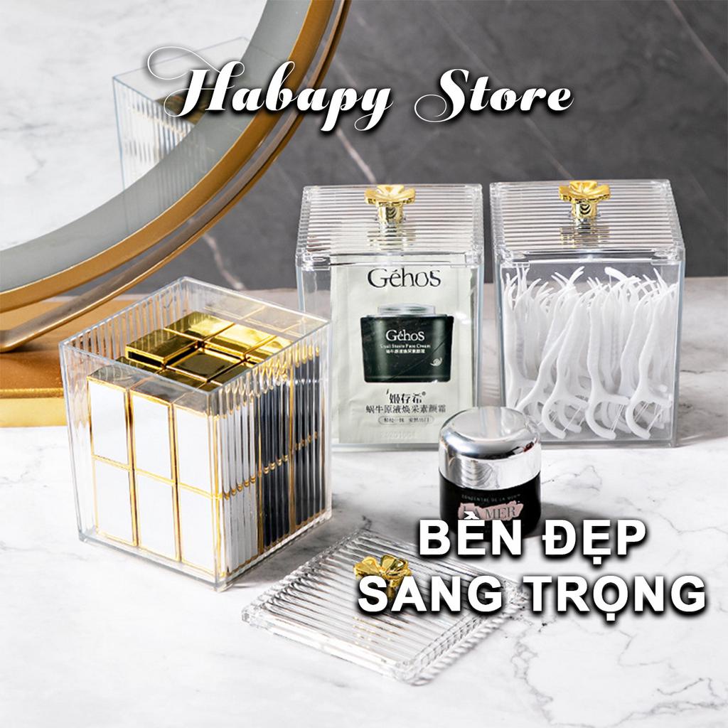 Hộp đựng bông tẩy trang tự động thông minh