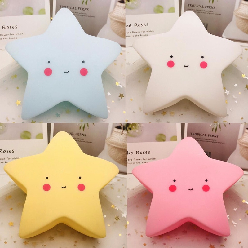 Đèn Ngủ Bóng Led Hình Kỳ Lân/Ngôi Sao/Đám Mây/Mặt Trời Dễ Thương Trang Trí Phòng Bé