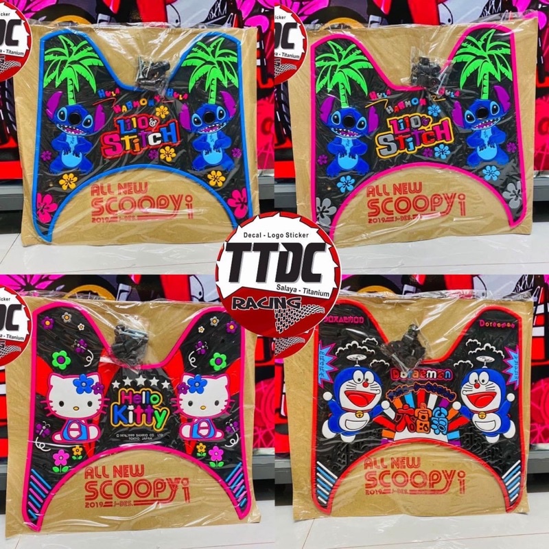 Thảm Hoạt Hình Scoopy Thái Lan Doremon Stich Hello Kitty 🇹🇭