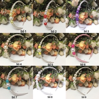 66/- Cài tóc ngọc trai handmade