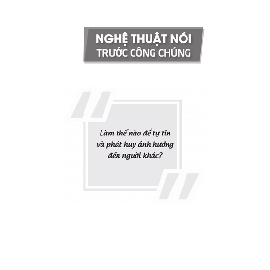 Sách-Nghệ thuật nói trước công chúng (bìa cứng)