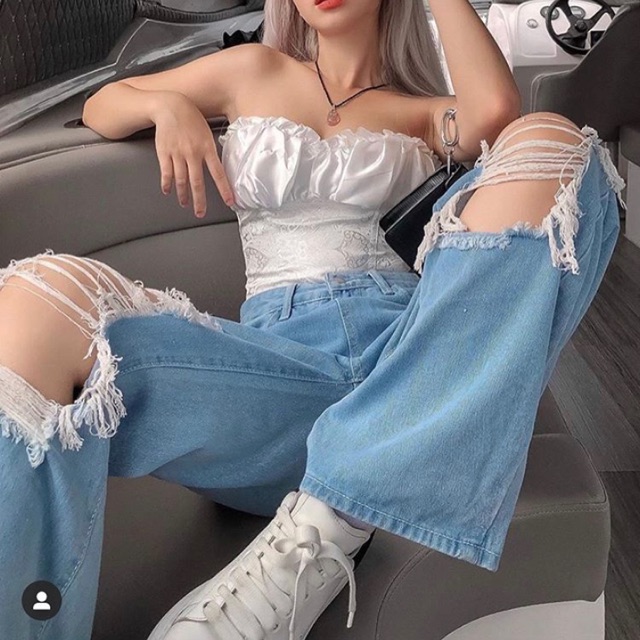 ADORABLE QUẦN RÁCH GỐI THỜI TRANG 🥰🥰🥰