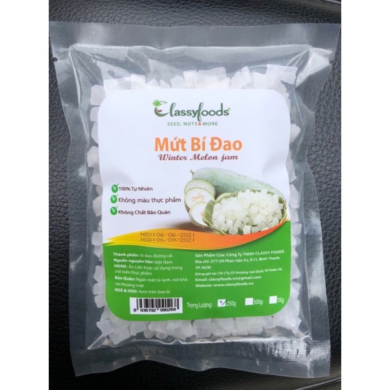 Mứt Bí Hạt Lựu