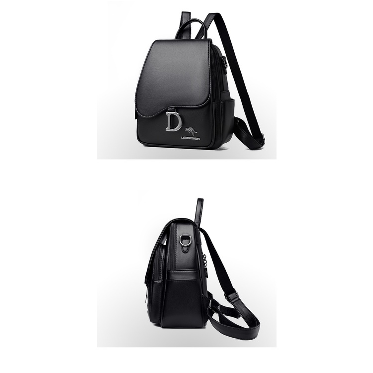 Ba Lô Chuwanglin Chất Liệu Da Sức Chứa Lớn Chống Trộm Cho Nữ