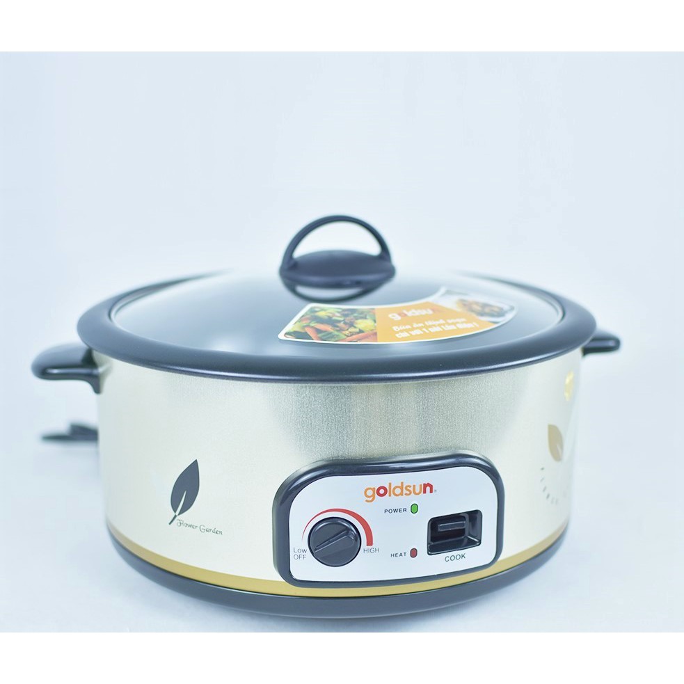 Nồi lẩu điện cao cấp Goldsun 2 dung tích 3L và 4,5L - Bảo hành 24 tháng, lỗi đổi mới trong 7 ngày