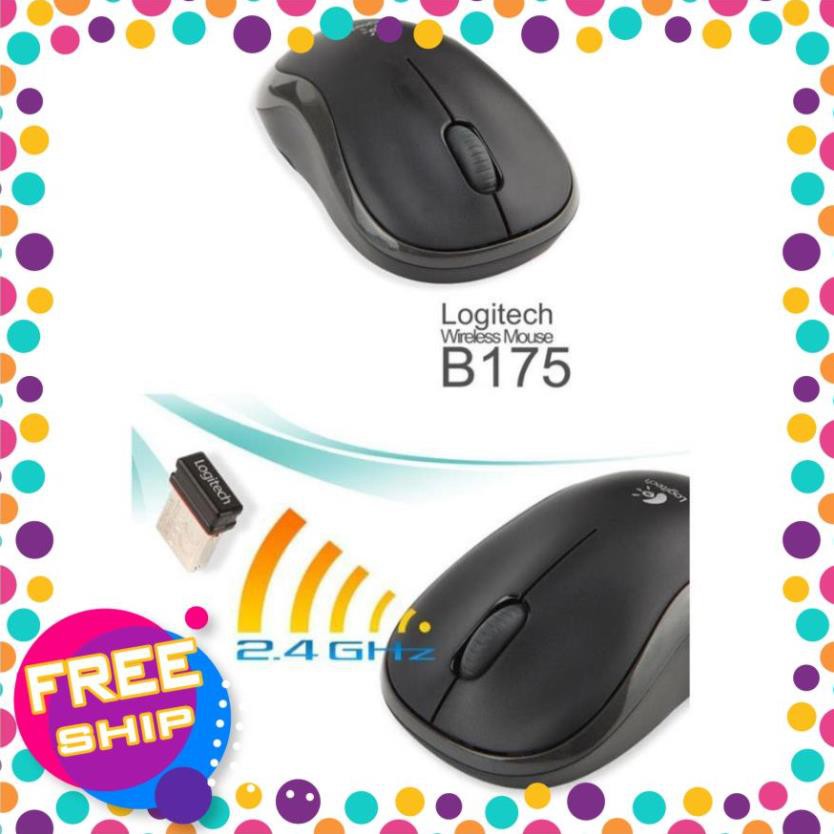 HG0901 Chuột máy tính không dây Logitech B175 Đen - Hãng phân phối chính thức tutu.hahastore MT340 HG2703