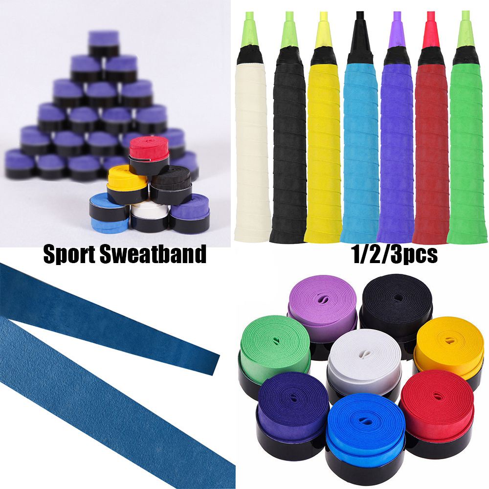Set 1/2/3 băng quấn tay cầm vợt cầu lông thấm hút mồ hôi chất lượng cao
