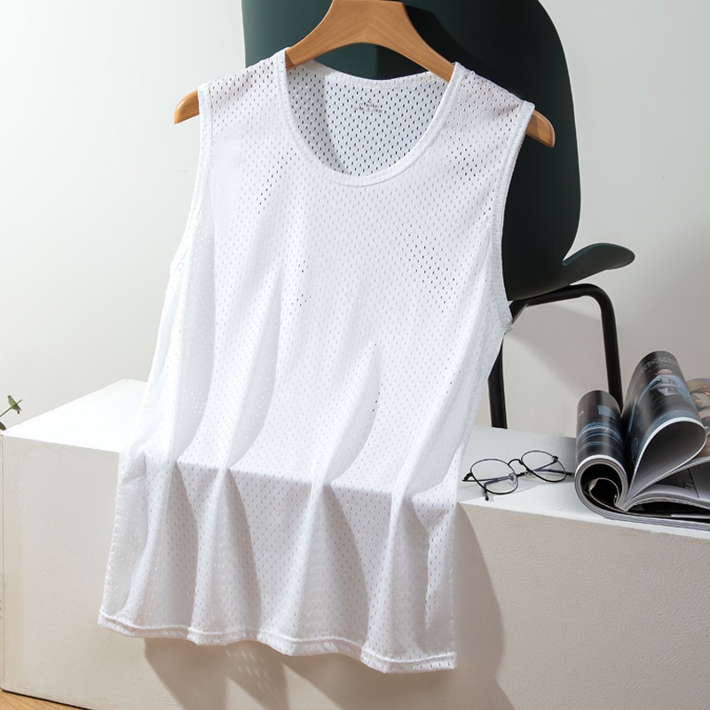 Áo thun ba lỗ nam，tanktop chuẩn gym mặc nhà dạo phố áo tanktop nam trơn thun thoáng mát