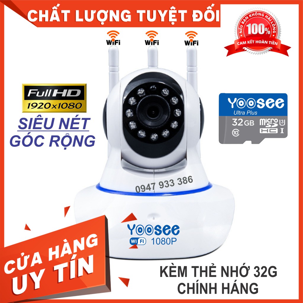 Camera Yoosee 2.0mpx -kèm thẻ 32gb yoosee