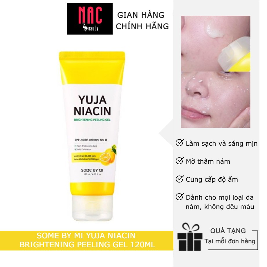 Gel Tẩy Da Chết Some By Mi YUJA Niacin Brightening Peeling Gel 120ml