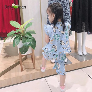 Đồ Bộ Lụa Thắt Nơ Bé Gái BabyBean (8kg-30kg)