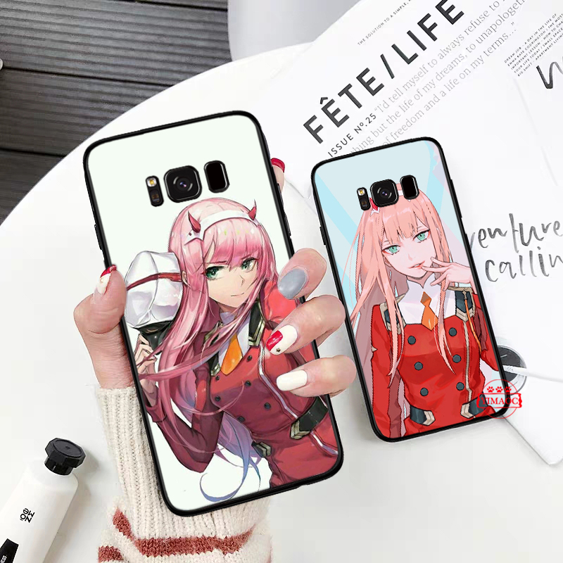 Ốp Điện Thoại Mềm Hình Franxx Wiki Zero Two Anime 20g Cho Samsung S7 Edge S8 S9 S10 Plus Plus S10e