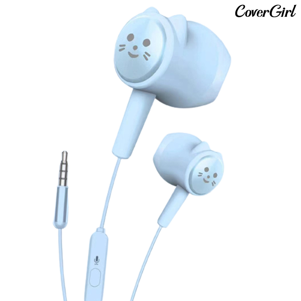 Tai Nghe Thể Thao Bằng Nhựa Hình Mèo Dễ Thương Có Dây | BigBuy360 - bigbuy360.vn