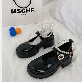 Giày lolita tiểu thư quai viền ngọc hoa có đến size 40